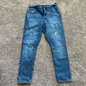 LEVIS Slim Leg straight jeans button fly Size 30